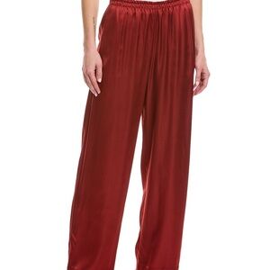 NWT VINCE Drop-Waist Fluid Pull-On Pant Elastic Smocked Waist XL